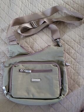 Baggallini Khaki Crossbody Bag